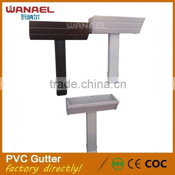 Saving Enegy Building Material White Gutter System, Factory Direct Sell Gutter Drain photo-4