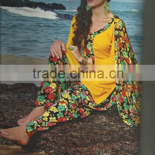 SYNTHENTIC PATIYALA SALWAR KAMEEZ photo-4