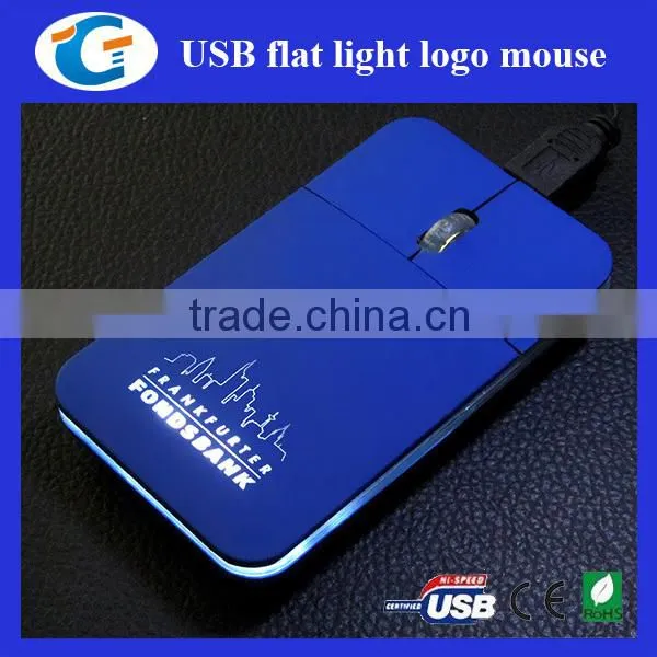 Custom Led Logo Wired Pocket Mouse Gift Items for Office photo-3