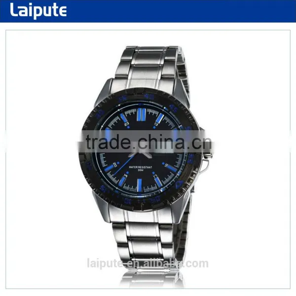 2016 New Product Japan Movt Quartz Watch Stainless Steel Bezel Men Watch Relojes