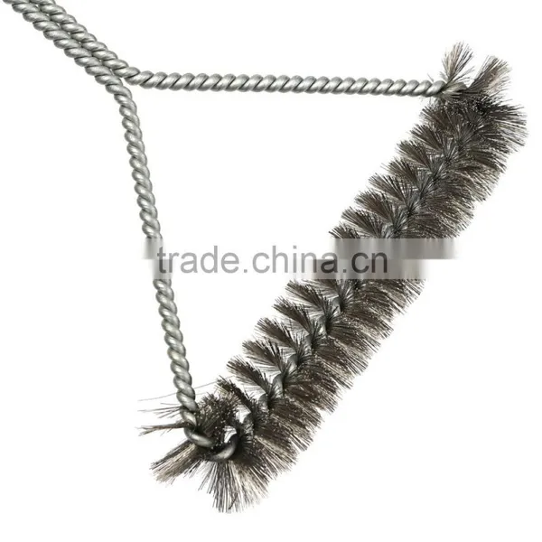 12inch Barbecue Grill BBQ Brush Stainless Steel Wire Bristles Cleaning Brushes With Handle photo-5