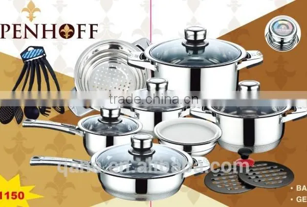 Stainless Steel Korea Ceramic Cookware Support Fire and Induction Compatible Pot With Spiral Bottom photo-3