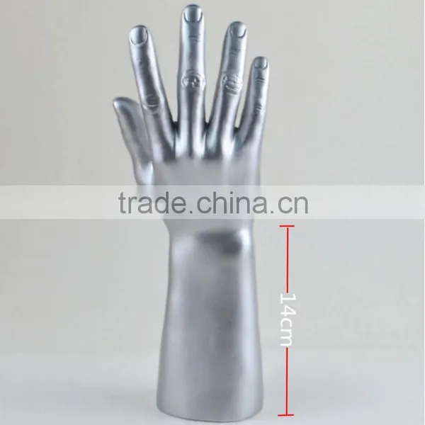 High Glossy Fiberglass Male Mannequin Hand For Glove photo-3