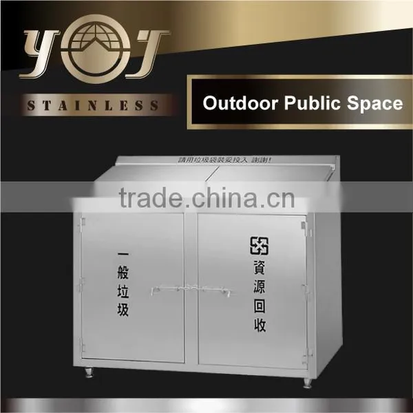 Professional Stainless Steel Product Large Garbage Bin photo-2