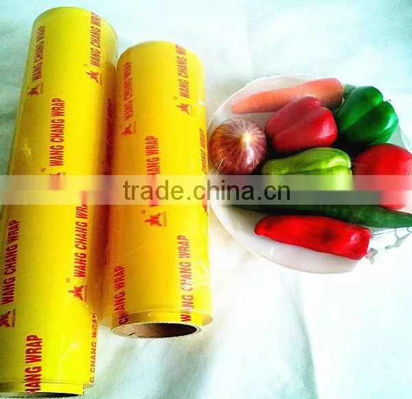 Clear Food Packing Film Food Grade Pvc Cling Film Plastic Wrap photo-4