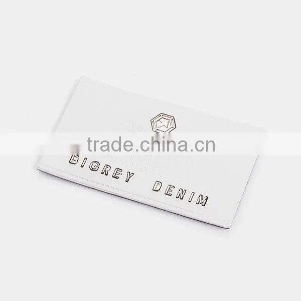Fashion Branded Leather Patch Jeans Leather Patch Labels photo-2