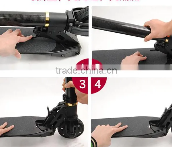 2016 Carbon Fiber Electric Scooter, Lightest Electric Scooters With LG Battery, Self Balance Electric Scooters photo-6
