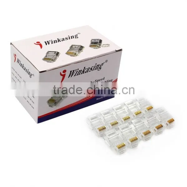 Durable With Thick Piece of Gold Cat5e RJ45 Plug photo-6