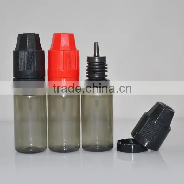 10ml PET e Liquid Bottle With Childproof Cap and Long Thin Dropper Tip photo-2