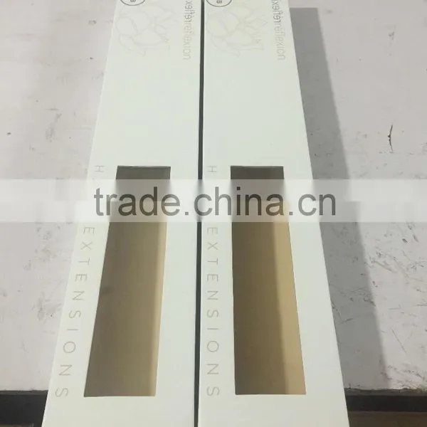Paper,1200gsm Paper Board + 157gsm Art Paper Material and Handmade Feature Packaging Box for Hair Extension photo-2