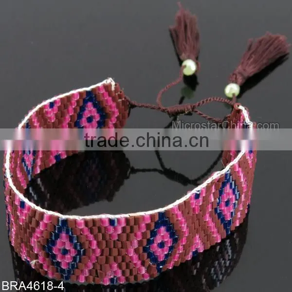 Japan Top Quality Macrame Beaded Bracelet photo-5