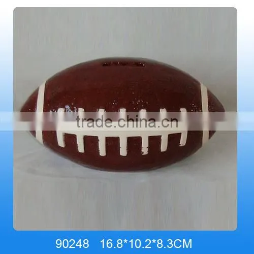 Ceramic Baseball Coin Bank, Money Box,ceramic Piggy Box,ceramic Cash Boxceramic Saving Box photo-5