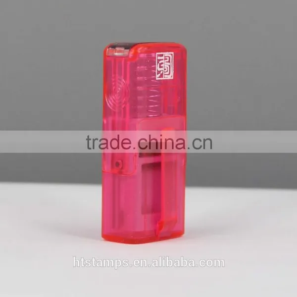 2015 New Years Various Candy Color Lovely Promotional Pocket Mini Name Rubber Stamp photo-6