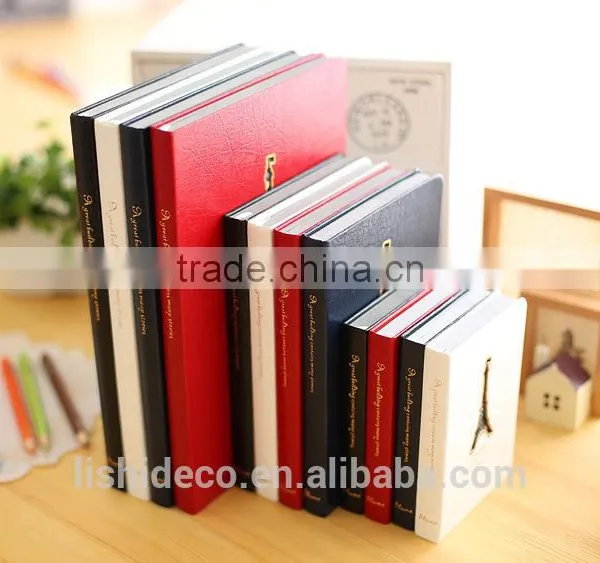 High Quality Eiffel Tower Blank Notebook Hardcover Blank Notebook Cheap Bulk photo-4