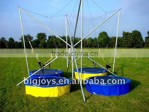 Bungee jumping trampoline