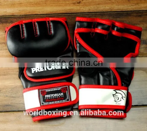 2016 New Style High Quality Ufc Mma Kickboxing Gloves Half Finger Mma Gloves for Training in Fashion Sports and Gym Equipment