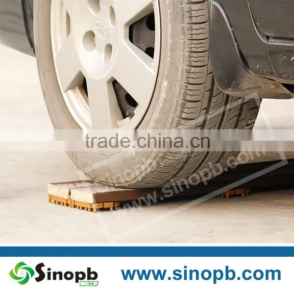 Plastic Sheet With Snapping Fastener for Bamboo Composite Deck Tiles photo-3