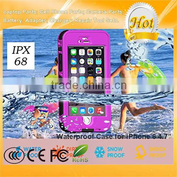 5.5" for IPhone 6 6S 6 Plus Waterproof Case IPX68 With Fingerprint Touch ID photo-2