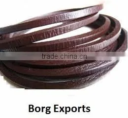 Flat Leather Cords From BORG EXPORT photo-6