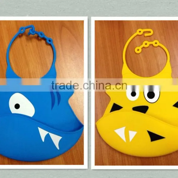 Silicone Baby Bib,Rubba Bib,Animal Sharp Kids Bib photo-2