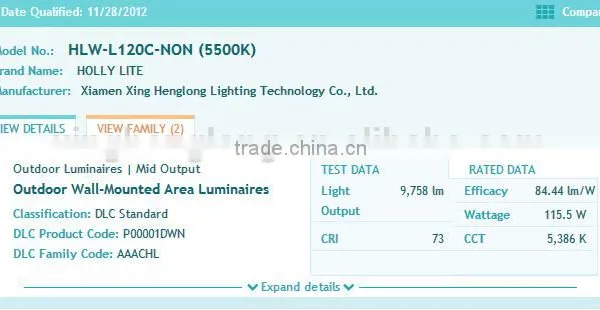 US Standard 120 Watt LED Wallpack Light Fixture,LED Wall Pack With DLC ETL photo-3