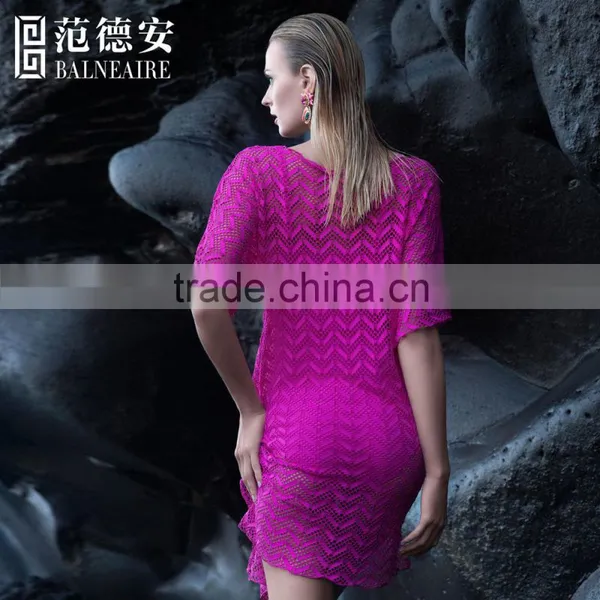 Balneaire Queen 2016 New Arrival Pink Sexy Beach Dress photo-4