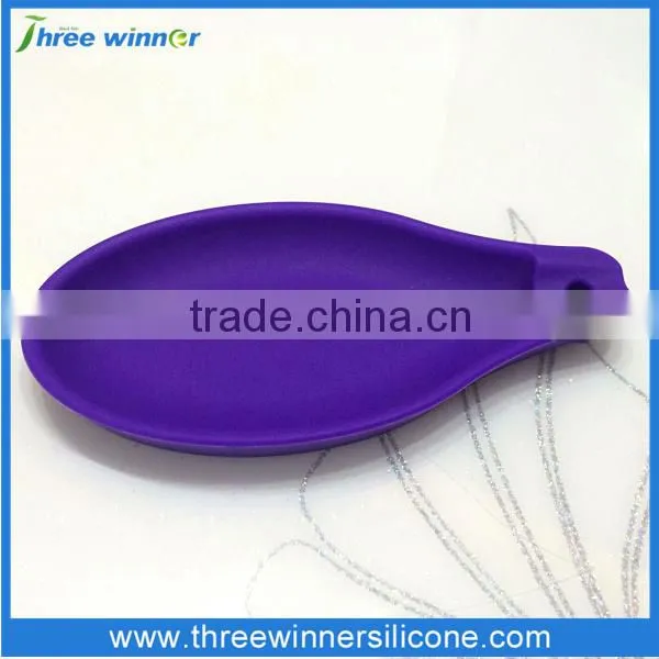 Durable Kitchen Tool Silicone Spoon Rest photo-2
