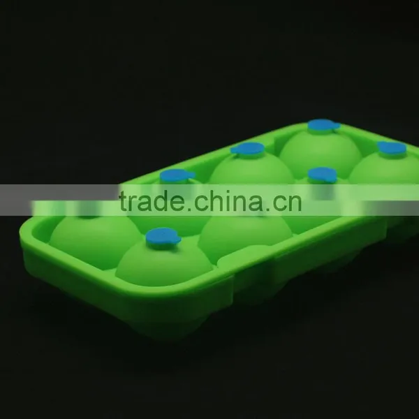 New 4.8cm Diameter Silicone Ice Ball Cube Tray With Small Lid Freeze Mould Bar Jelly Chocolate Mold Maker photo-4