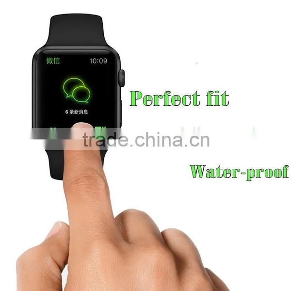 Wholesale 0.33mm 2.5 Round Edge Full Coverage Black Side Glass Screen Protector for Apple Watch 3.8mm / 42mm photo-4