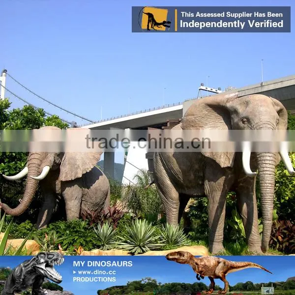 My-dino Life Size Animatronic Animal Elephant Statues photo-2