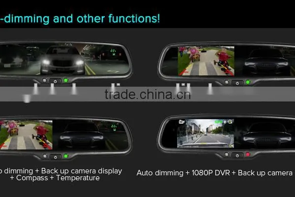 Germid Interior Rearview Mirror With High Temperature Alert Setting photo-6