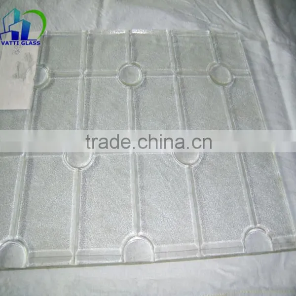 Bronze Figured Patter Glass Bamboo Kasumi Diamond Nashiji Glass photo-4