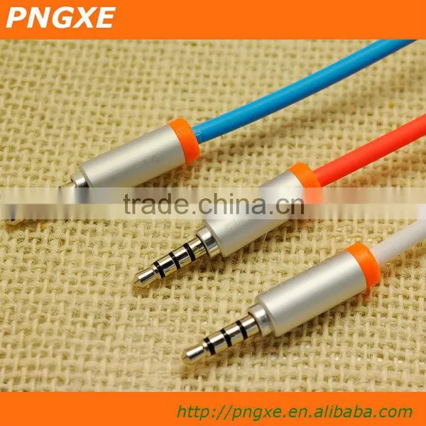 Good Quality TPE 3.5mm Car Audio Video Aux Cable With Retail Box