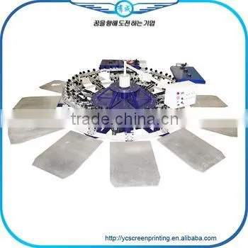 Automatic 8 Color Octopus Garment Silk Screen Printing Machine For Sale photo-6
