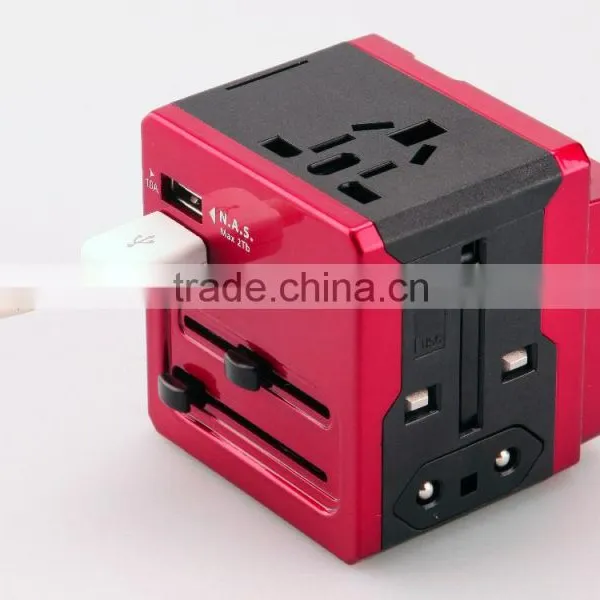 JIUSHANG 2 Usb Wifi Universal Travel Plug Adapter photo-4