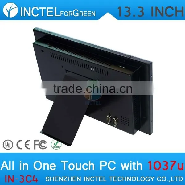13.3 Inch All-in-One POS Industrial 4-wire Resistive Touchscreen Computer 1280*800 Win Linux Install 8G RAM 1TB HDD photo-4