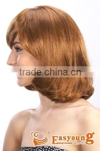 Gold Blonde Bobo Hair Wigs for Ladies.China Hair Wigs Suppliers photo-3