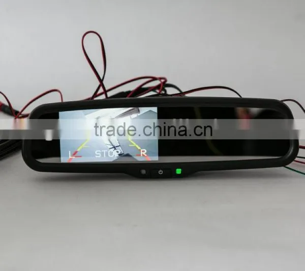 4.3" High Resolution Car Rearview Mirror With Parking Sensors/more Functions Option photo-5