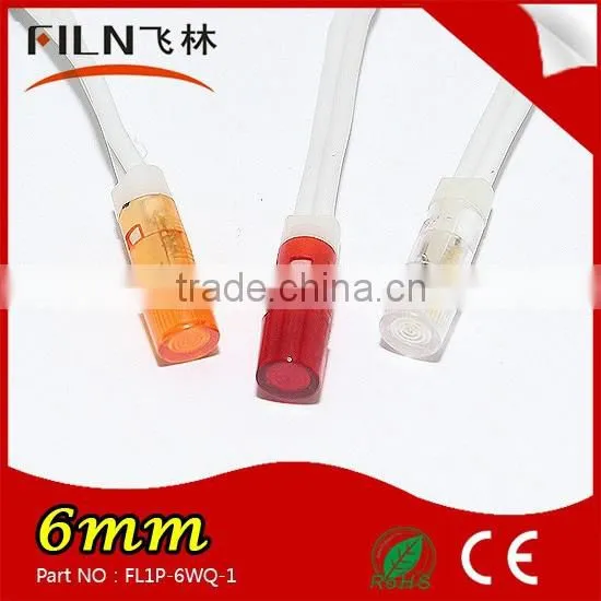 2015 FILN Plastic High Light 6mm 380v Neon Led Mi-bulb Led Truck Signal Light photo-3