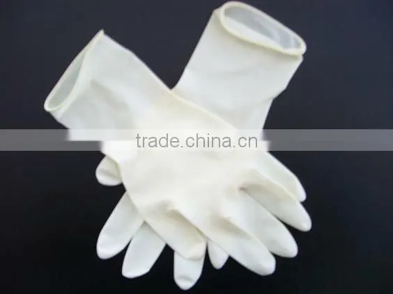 CE Approved AQL1.5 Coloured Disposable Examination Used Latex Examination Glove Powder-free ( IS09004)