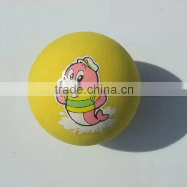 High Quality Many Colors Logo Printed EVA Rubber Foam Ball