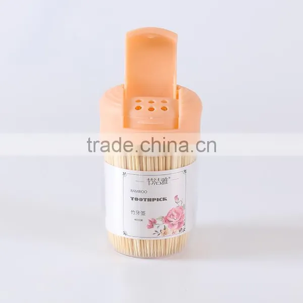 China Toothpick Factory Plastic Bottle Packed Toothpick