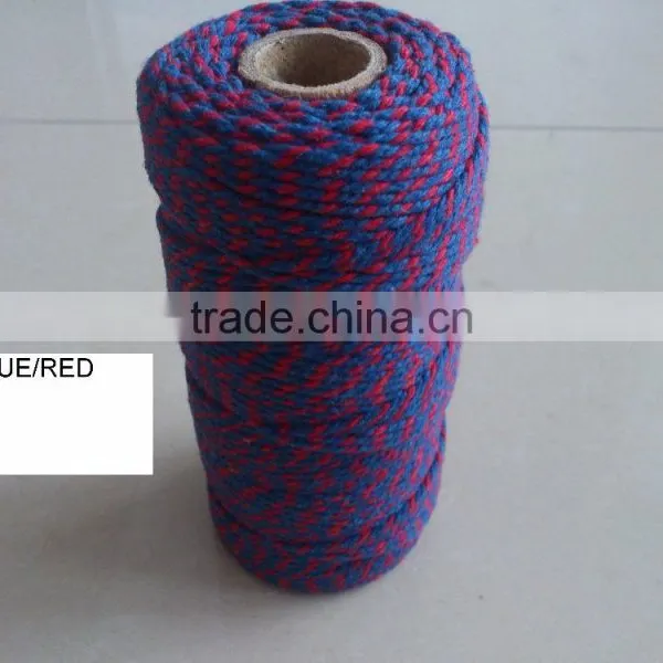 Lemon Green White Cotton Baker Twine for Gift Packing photo-4