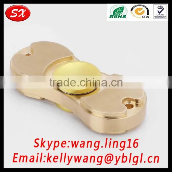 Customized Brass Hand Fidget Spinner,Aluminum Light Spinner Toy, Metal Tri-Spinner photo-6