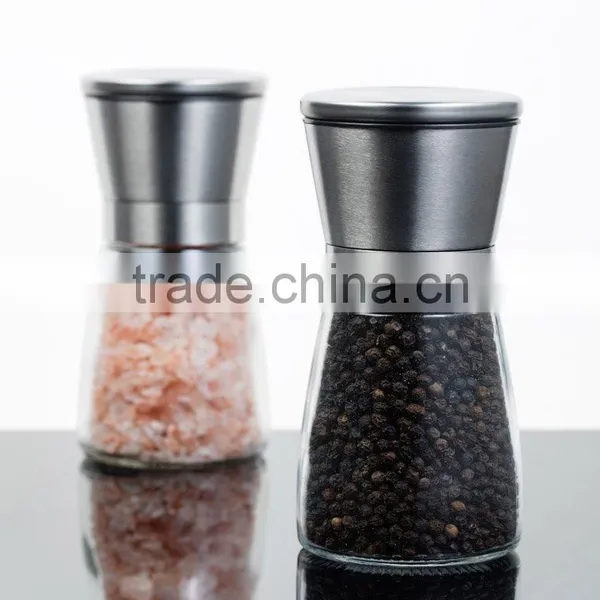 Stainless Steel Galss Salt and Pepper Grinder Set Salt and Pepper Shakers Shenzhen photo-2