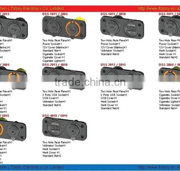 2 Port 5v 2.1a Dual USB Socket for Motorcycle/car/ Marine photo-4