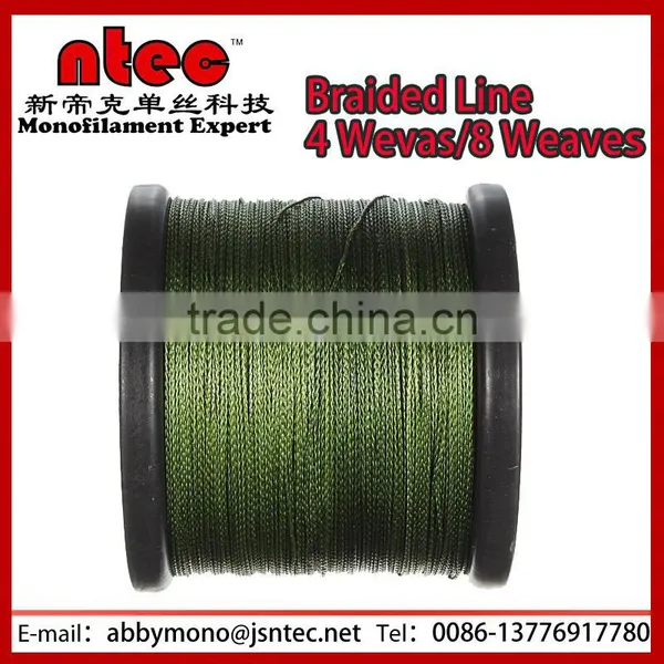 100M-2000M Army Green 6-300LB 100%PE Braid Fishing Line photo-2
