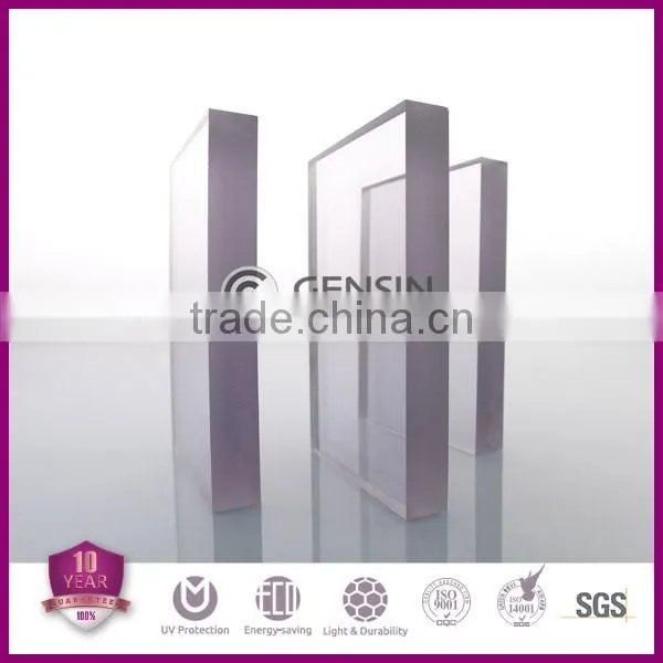 20mm Thicken Polycarbonate Solid Sheet,Plexiglass,Solid Polycarbonate Sheet Transparent One Side or Double Sides UV Coating photo-5