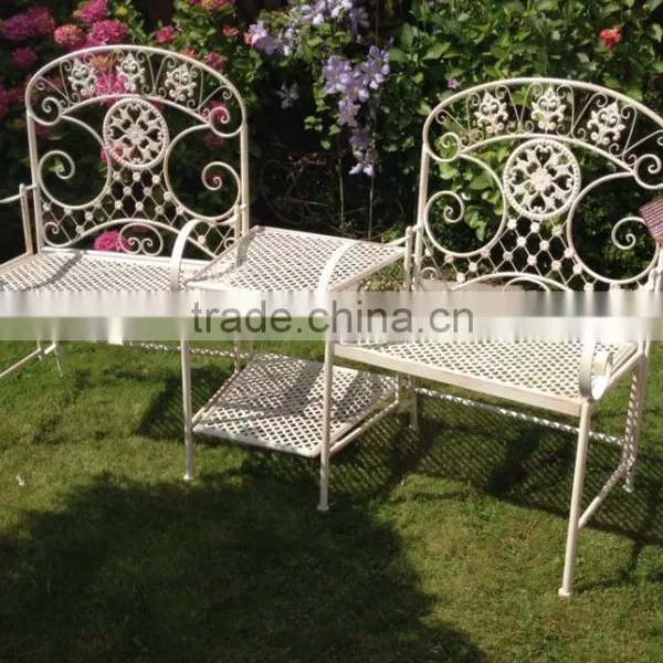 2 Seater Cast Iron Companion Garden Chair photo-6