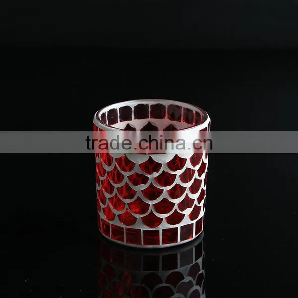 Factory Directly Provide Orange Red Green The Newly Decorative Candle Jars photo-3
